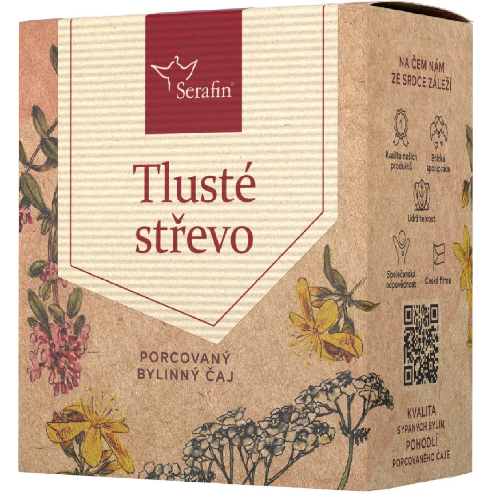 Serafin Tlusté střevo porcovaný čaj 38 g